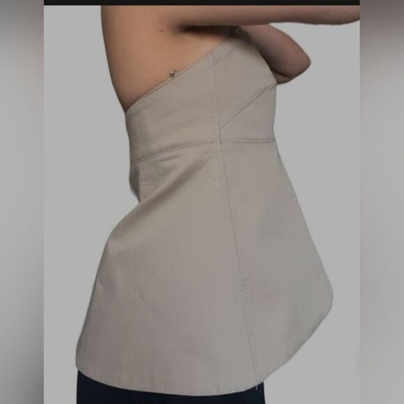 Zara Women's Tan and Cream Corset size XS - Picture 3 of 6